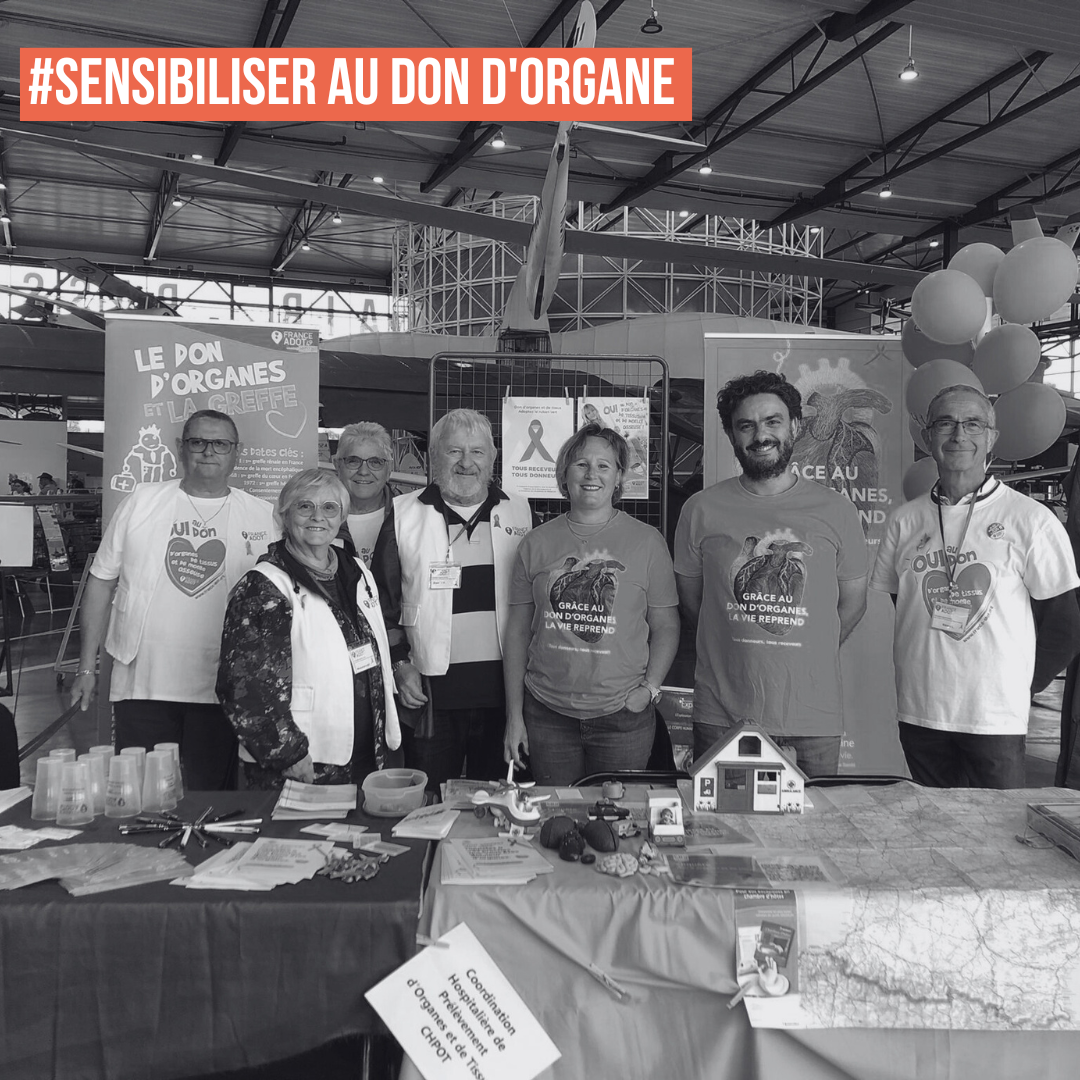 association rattachée au service de dons d'organes